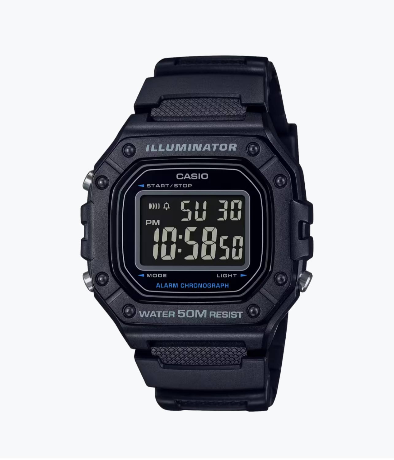 ساعت مچی کاسیو مدل CASIO-W-218H-1BVDF